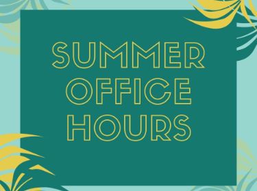  Summer Office Hours